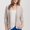 Caslon® One Button Knit Jacket in Beige (beige string stripe) - Lyst