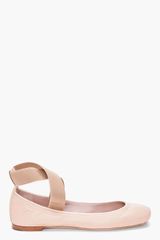 Chloé Ecru Ballerina Flats