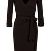 Diane Von Furstenberg New Julian Wrap Dress in Black (chocolate) - Lyst