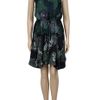 Edun Asymmetric Hem Dress in Green (multi) - Lyst