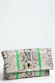 Emilio Pucci Genuine Python Clutch - Lyst