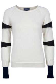 Gryphon Slash Crew Neck Jumper - Lyst