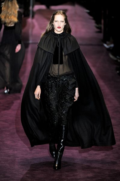 Gucci Fall 2012 Black Breech Trousers in Rich Tapestry  in Black - Lyst