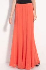 Hinge ® Sheer Chiffon Maxi Skirt