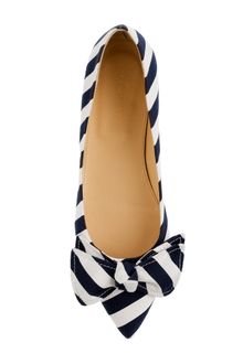 J.Crew Viv Stripe Flats - Lyst