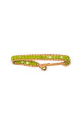 Mango Colored Beads Bracelet