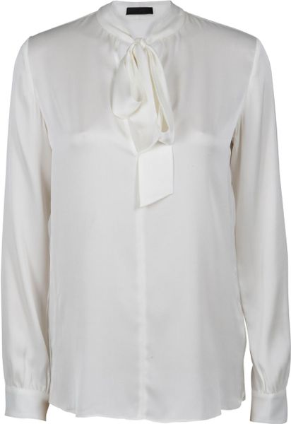 The Row Juddington Shirt in Beige (cream) - Lyst