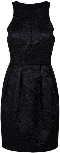 Tibi Baroque Sleeveless Faille Dress - Lyst