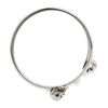 Alexander Mcqueen Spiral Twin and Pearl Bracelet in Silver (s) - Lyst