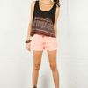 Current/elliott Current/elliott Neon Boyfriend Short in 2 Colors in Orange - Lyst