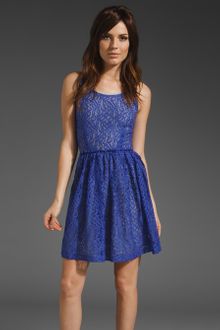 Cut25 Lace Dress with Back Cut Out - Lyst