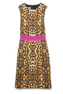 Giambattista Valli Leopard Sleeveless Dress - Lyst