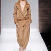 Max Mara Fall 2012 Cropped Plated Front Wool Pants With Side Pockets, Leather Belt And Elasticated Hems in Brown - Lyst
