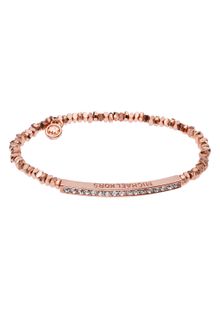 Michael by Michael Kors Michael Kors Spring Sparkle Pavé Bar Bead Bracelet - Lyst