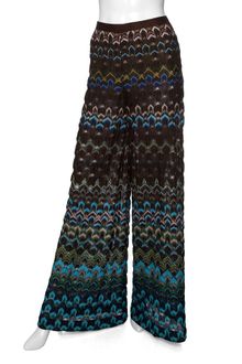 Missoni Printed Wide Leg Pants - Lyst