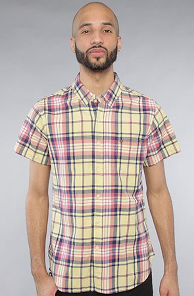 Obey The Cohen Buttondown Shirt in Raffia in Purple for Men - Lyst