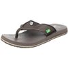 Sanuk Mens Beer Cozy Flip Flop in Brown for Men - Lyst