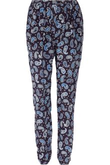 Stella McCartney Christine Paisley-print Silk Pants - Lyst