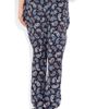 Stella Mccartney Christine Paisleyprint Silk Pants in Blue (navy) - Lyst