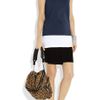 Victoria Beckham Twotone Cottonjersey Tank in Blue (navy) - Lyst
