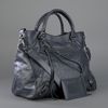 Balenciaga Classic Velo Shoulder Bag in Blue (grey) - Lyst