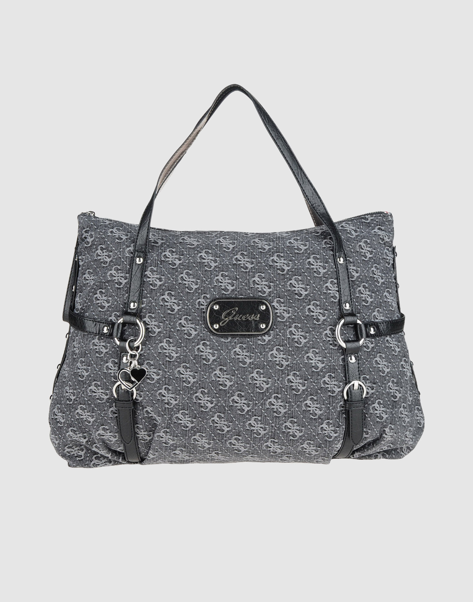 Guess Large Fabric Bag in Blue Lyst