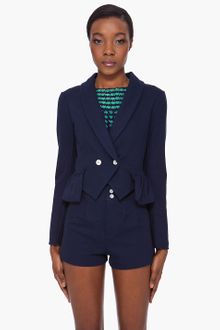 Marc By Marc Jacobs Blue Adie Knit Blazer - Lyst