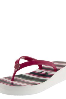 Marc By Marc Jacobs Logo Wedge Flip-flop - Lyst