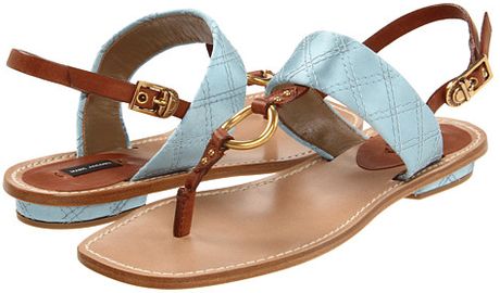 Marc Jacobs Flat Sandals  in Blue (m) - Lyst