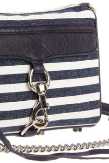Rebecca Minkoff Mini Mac Clutch Stripe Clutch - Lyst