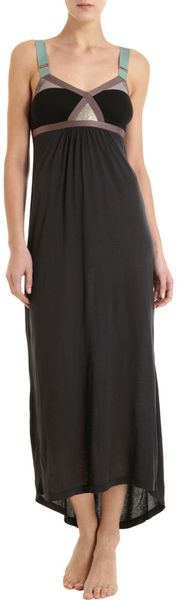 Vpl Convexity Breaker Maxi Dress in Black (asphalt) - Lyst