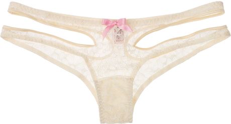 Agent Provocateur Sidonie Floral Lace Briefs in Floral - Lyst
