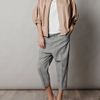 Chloé Soft Leather Pleated Jacket in Beige (nude) - Lyst