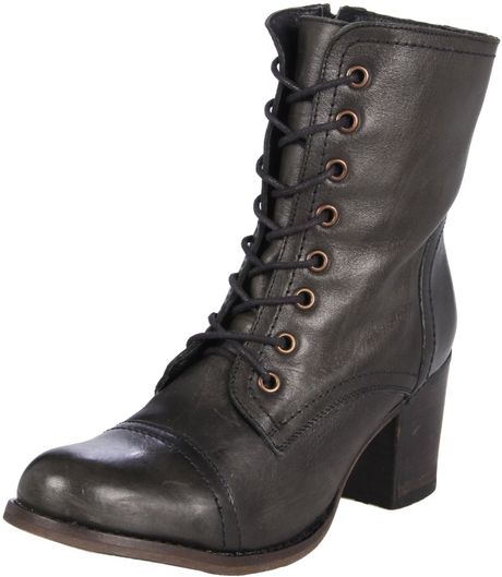 grate black leather steve madden