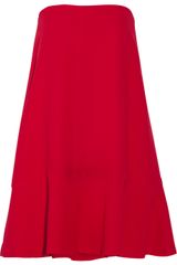 Valentino Strapless Silk-cady Dress