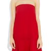 Valentino Strapless Silkcady Dress in Red - Lyst