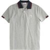 Moncler Slim Fit Polo in Gray for Men (red) - Lyst