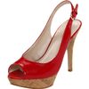 Nine West Nine West Womens Bigspender Slingback Sandal in Red (red patent synthetic) - Lyst