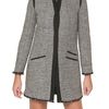 Space Tweed Coat in Gray (black) - Lyst