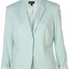 Topshop Ponte Shrunken Blazer in Green (mint) - Lyst