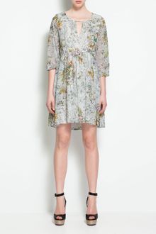 hem zara lyst dress asymmetrical