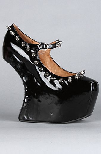 Jeffrey Campbell The Night Walk Spike Shoe in Black Patent - Lyst