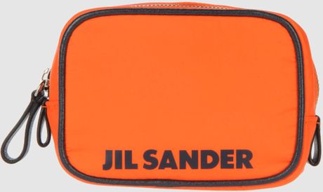 Jil Sander Navy Pouch in Orange - Lyst