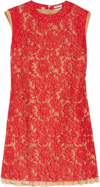 Miu Miu Floral Lace Aline Dress in Floral - Lyst