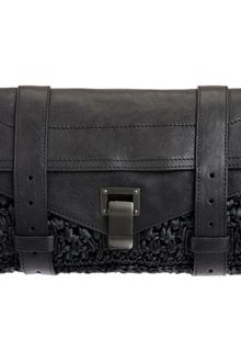 Proenza Schouler Ps1 Pochette Raffia - Lyst