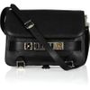 Proenza Schouler Classic Texturedleather Shoulder Bag in Black - Lyst