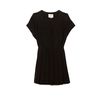 Steven Alan Voile & Pleated Twill Dress in Black (black - black) - Lyst