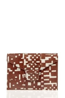 Oscar de la Renta Grafton Clutch - Lyst