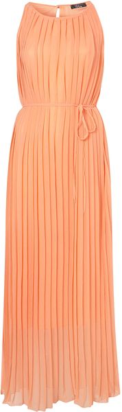 Topshop Pleat Maxi Dress By Rare** - Lyst