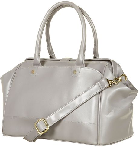 Topshop Seamless Doctors Bag in Gray (grey) - Lyst